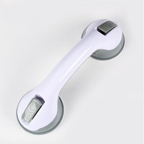 Barre d’appui sécurité salle de bain anti-glisse, poignée de soutien inox (1/5)