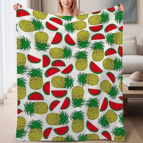 Couverture de lit en polaire, jeté doux et chaud idéal pour le printemps, légère et luxueuse en microfibre de polyester, décoration pour chambre et salon, ajout parfait à la décoration, excellent cade (1/4)