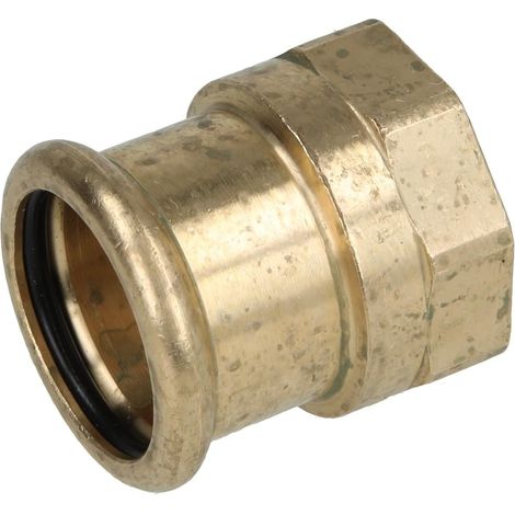 Raccord a sertir en bronze Reduction fem/fem 28x3/4" Type 6270g contour M WG907