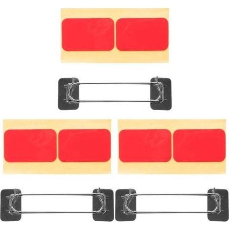Ensemble de voyage essentiel en acier inoxydable : étagère d’angle pour la douche de caravane, mât de tente réglable, 3 pièces (1/4)
