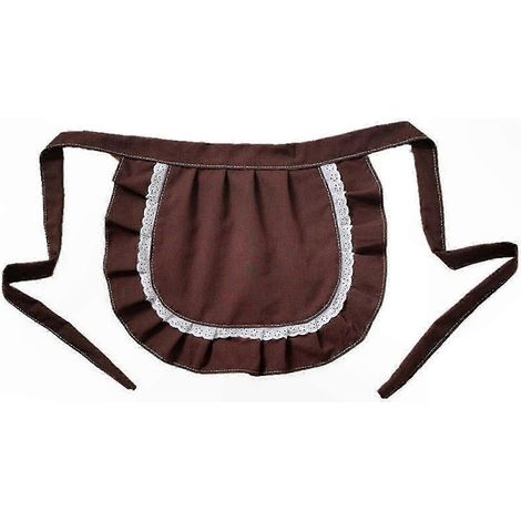 Tablier de taille rétro pour fille, accessoire de costume vintage, ajustable pour usage quotidien, ceinture à nouer, modèle rétro, taille unique, confortable et pratique. (1/5)