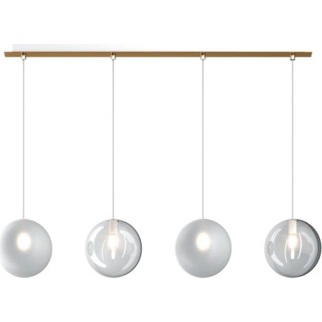 Lampadario moderno top light eclipse 1184 s3 g9 led vetro sospensione (1/5)