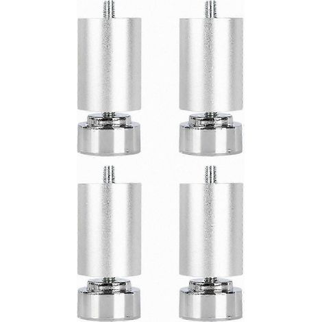 Pieds métalliques réglables et résistants avec filetage M10 pour une stabilité et un soutien optimaux des meubles, Arnt 12 cm (1/5)
