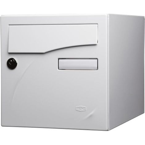 Boite aux lettres Préface 2 portes Ivoire RAL 1015 M - RENZ - 231122