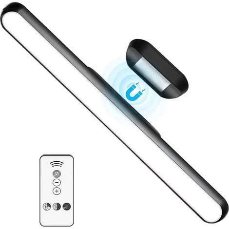 Miroir lumineux magnétique télécommandé avec batterie rechargeable USB - Veilleuse LED 5W à intensité variable pour placard et chambre (1/5)