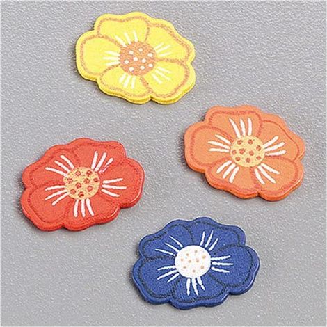 KNORRPRANDELL - FIORI DI LEGNO COLORI ASSORTITI 22MM - 15PZ