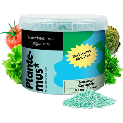Engrais pour Tomates et Légumes, Récoltes Abondantes de Tomates, Fruits, Fraises, Agrumes et Oliviers, Granulé à Nutrition Complète, 5 KG (1/5)