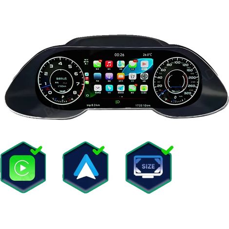 Tableau de bord numérique, intégration sans fil, haute résolution, AUDI A4 S4 RS4 (1/2)