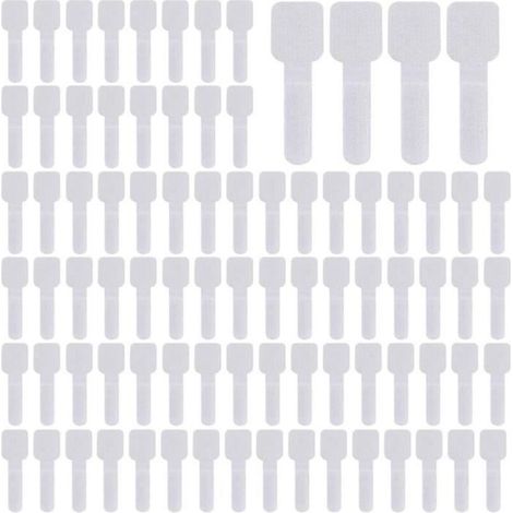Kit di fissaggio per rete per gatti - 80 pezzi - Plastica - Adesivo - Per interni/esterni - Sicuro (1/4)