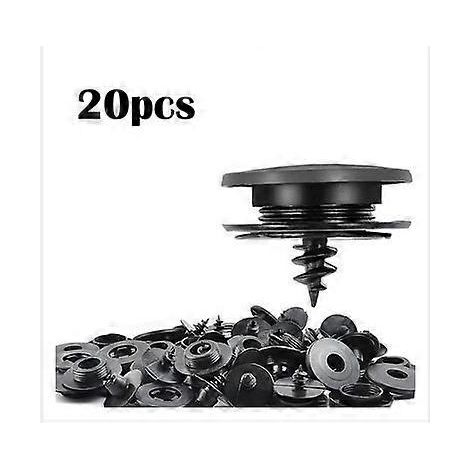 Lot de 20 clips universels pour tapis de sol de voiture, clips de fixation antidérapants pour moquette - Clip de fixation universel 3 en 1 pour véhicules, tapis de sol et panneaux (1/5)