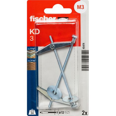 Fischer 045474 KD 3 K NV Kippdübel 95 mm 1 Set (1/5)