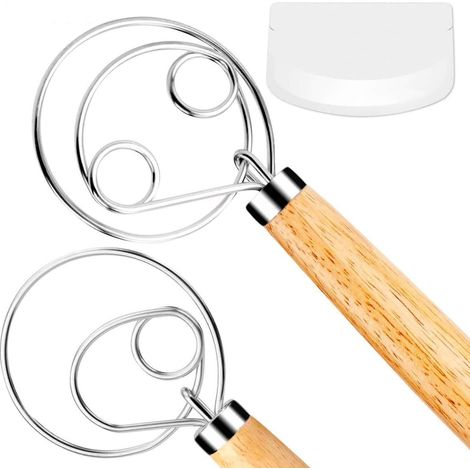 Impastatrice danese in acciaio inox, ideale per impasti di pane, pasticceria o pizza, per risultati eccellenti. (1/2)