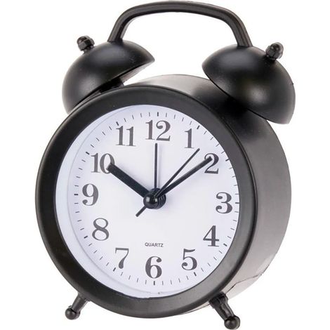 SEGNALE reloj alarma 9,5x4x8 cm , Reloj alarma 9,5 x 4 x 8 cm, un despertador de estilo retro que combina diseño clásico y funcionalidad moderna, ideal para mesitas de noche, escri