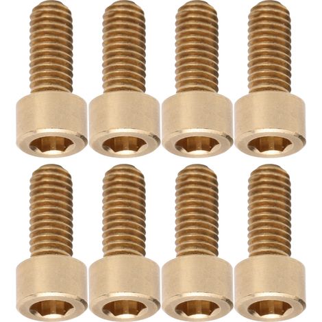 50 Vis à Six Pans Creux M6x14mm en Cuivre, Fixations et Boulonnerie pour Applications Industrielles (1/5)