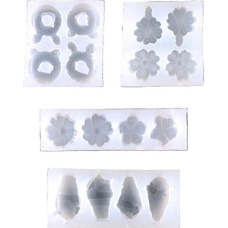 Silikonform für Fondant, Donuts, Eiscreme, Süßigkeiten, Ohrringe und Schmuck – Dekoration (1/4)