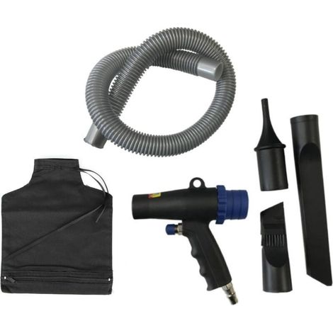 Pistolets de soufflage à Air comprimé Kit d'Aspirateur pour Compresseur Outils de soufflage à Vide d'Air à Double Fonction (1/5)