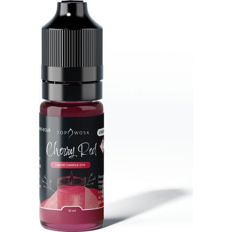 Tinte líquido para velas color rojo cereza 10 ml