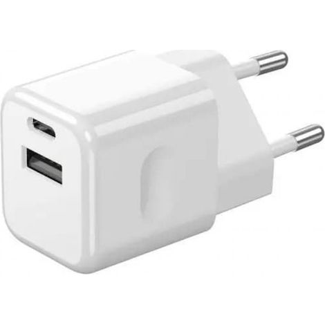 30W CARICABATTERIA ADAPTER WITH 1PD + 1 QC PORT BIANCO (1/5)