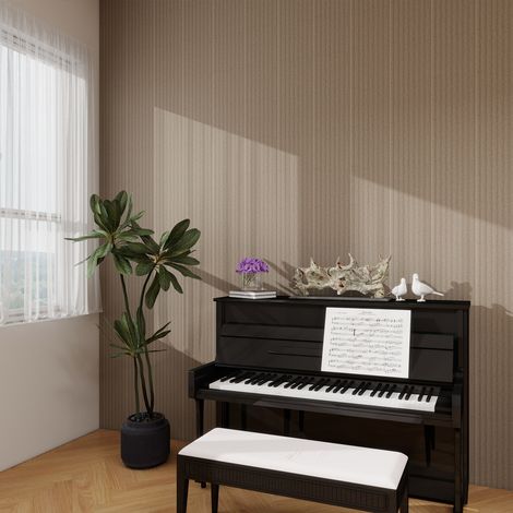 Panel revestimiento pared 270x25x1.3 cm 3D relieve interior decorativo poliestireno Calora Soft Line Silt (0.68 m²/ud). Caja 3uds (2,04 m²/caja) (1/5)