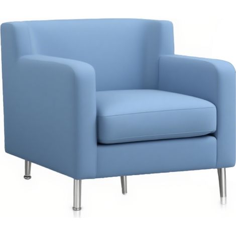 Housse de canapé élastique universelle tout compris, housse de canapé d'angle, housse de canapé en cuir, housse complète, combinaison quatre saisons, vente en gros, 08 Gris bleu 08, 1 place 90-140 cm (1/5)