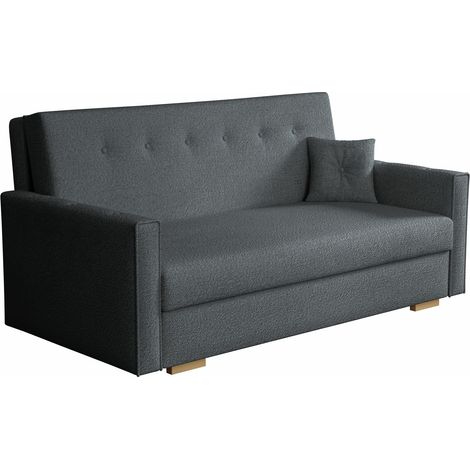 Sofá cama Caelrin IV, Coral 80, Almacenaje, 0, 85x173x100cm, Muebles ya montados