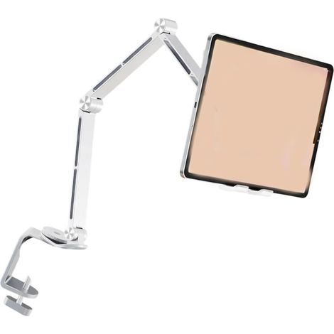 Soporte para teléfono de aleación de aluminio - Plateado (1/2)