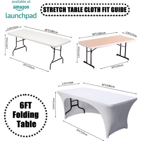 Housse de table rectangulaire extensible 1 rétractable (1/4)