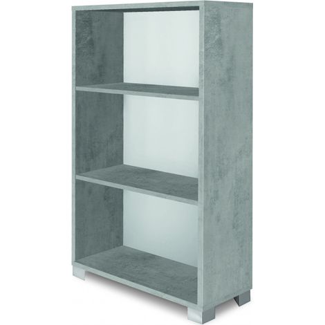 Estantería de Día 70L x 29P x h118 – Acabado Cemento – Sarmog