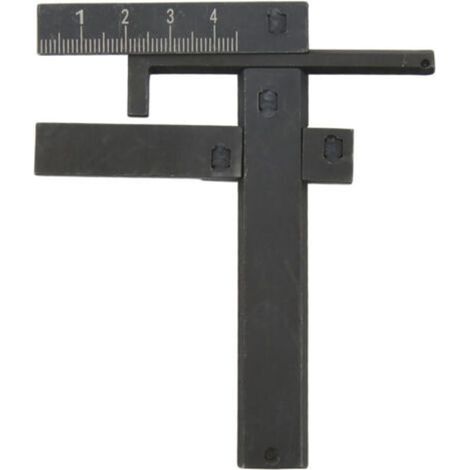 Indicatore di livello del carburatore con display metrico 0-40 mm, regolabile, in acciaio, per la maggior parte delle motociclette - Crezuo (1/4)