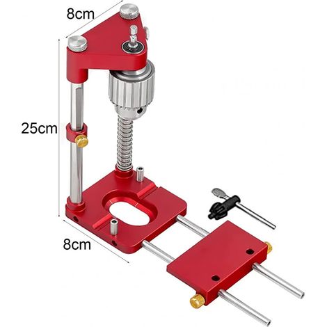 Localisateur de poincons Gabarit de percage Guide de percage pour le travail du bois Kit d'outils de guidage de percage Fantablau (1/5)