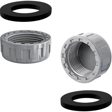 2 Pièces Bouchon Fileté, 20mm PVC, Rondelle Intégrée, Étanche, Pour Tuyau D'eau (1/5)