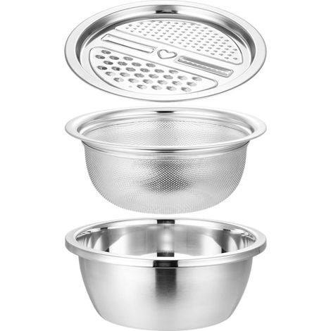 R pe Multifonction en Acier Inoxydable 3 Pi ces Bassine (1/5)
