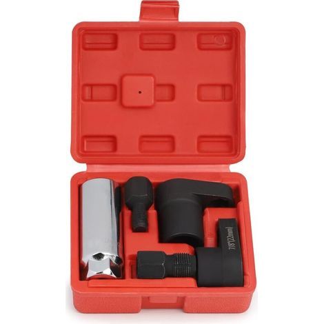 Kit de 5 douilles pour sonde lambda, douille pour sonde lambda de 22 mm, outil pour sonde lambda, jeu de clés pour sonde, réparation de filetage (1/4)