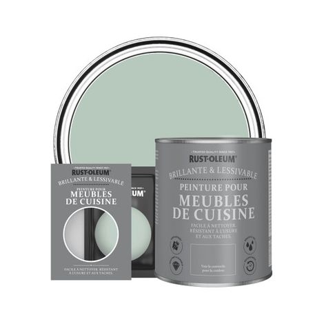 Peinture pour Meubles de Cuisine, Finition Brillante - Vert d'Eau