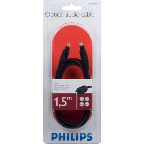 PHILIPS, Câble audio, Toslink 1,5 m (1/2)