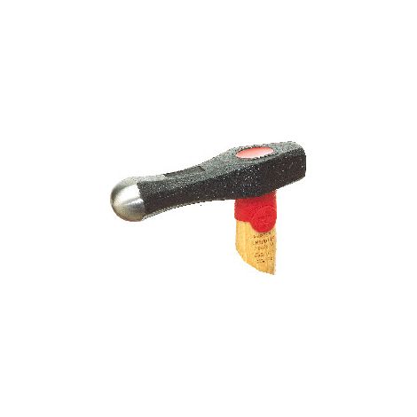 MARTEAU À EMBOUTIR – Tête Acier Carbone C45E 130×30 mm – Manche Hickory Haute Densité – Longueur 28 cm – Usage Intensif (1/2)