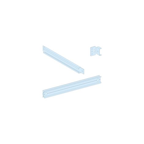 Guida regolabile PrismaSeT da 400 mm con 4 moduli per armadio largo 400 mm