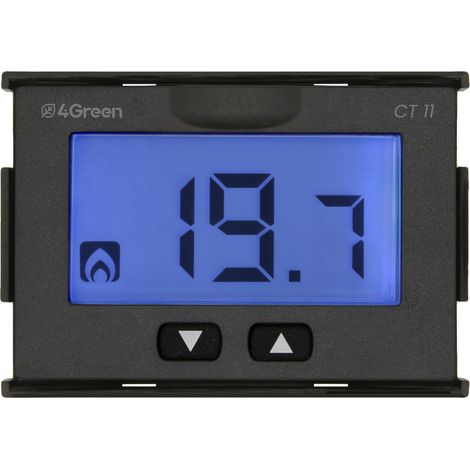 Termostato da Incasso 503 Display LCD Controllo Temperatura per Caldaia e Climatizzazione Alimentazione a Batteria Frontalini Bianco e Grigio Antracite Inclusi 4Green 4G000700 (1/4)