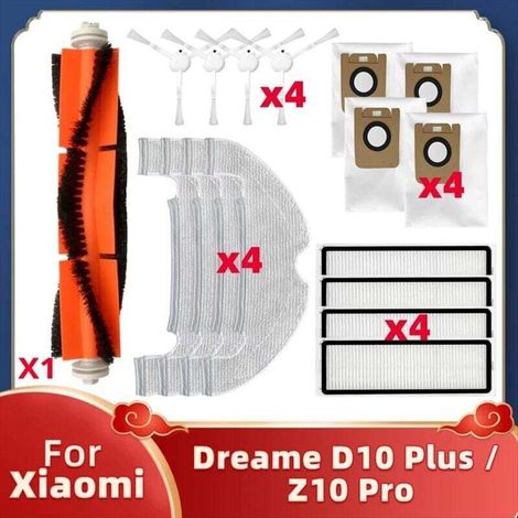 Filtre à brosse latérale pour aspirateur robot D10 Plus, accessoires (1/4)