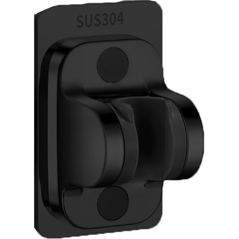 Nouveau support de douchette amélioré avec plaque arrière en acier inoxydable SUS 304, sans perçage, support de douche adhésif à angle réglable, ultra puissant et étanche.