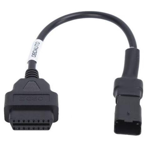 Cable de Diagnostic OBD 4 Broches, Adaptateur OBD pour Moto, Outil de Diagnostic de Moto, Connecteur D'extension OBD2 de Remplacement pour Motos Ducati. (1/5)