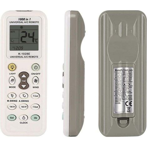 [NEVER USED] Universal Air Conditioner Remote Control for LG Gree Midea Toshiba Haier Daikin Hitachi Sharp Panasonic Samsung Sanyo Hisense Fujitsu Whirlpool and over 1000 brands Air Conditioner Contro