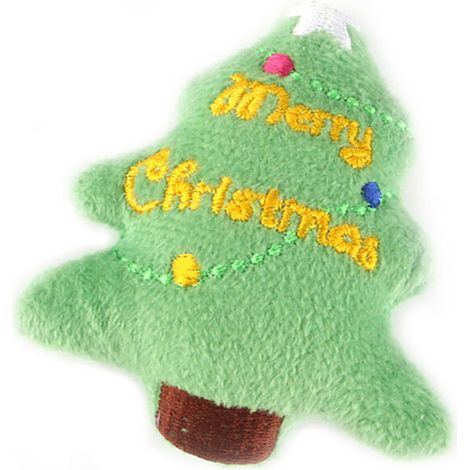 Jouet en peluche doux thème de noël, Adorable peluche résistante aux morsures à couture Fine pour animaux de compagnie Type 1 (1/5)