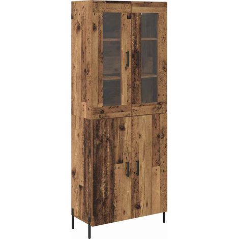 Maison Exclusive - Credenza Legno vecchio 69,5 x 34 x 180 cm Legno multistrato