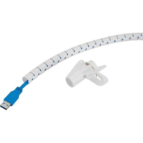 Organisateur neomounts 8721246340171 blanc 200 cm plastique