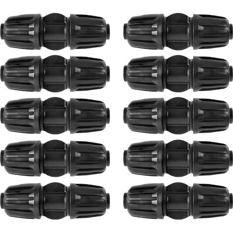 10 Garden Hose Connectors 16 mm Straight Nut (1/5)