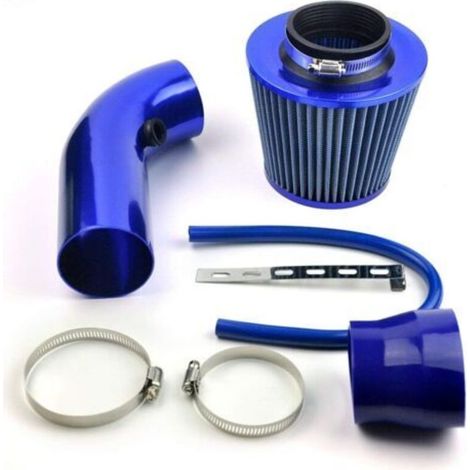 Filtro per autoveicoli, filtro per tubo di aspirazione da 76 mm, tubo di aspirazione universale in alluminio
