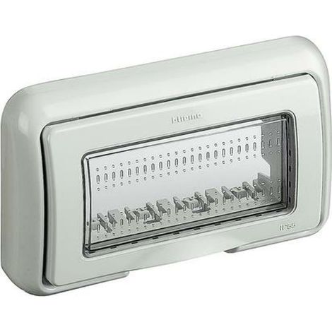 Coperchio ip55 4p grigio idrobox matix per installazione incassata bticino 25604