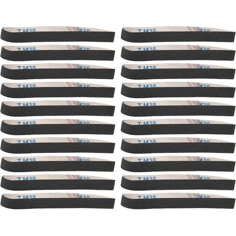 20 Stück Schleifbandrollen, Schleifpapier, Metallschleif-, Polier- und Entgratungswerkzeug, 240