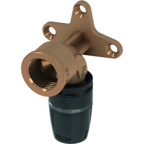 TECE TECElogo-Push Rosace murale Dimension 16 x Rp 1/2, Bronze rouge/Si-Bronze, 8723002